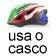 Por tu propia seguridad, usa siempre el casco.